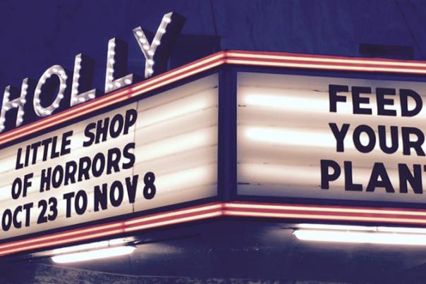 Last Weekend to Catch the Little Shop of Horrors at the Historic Holly Theater
