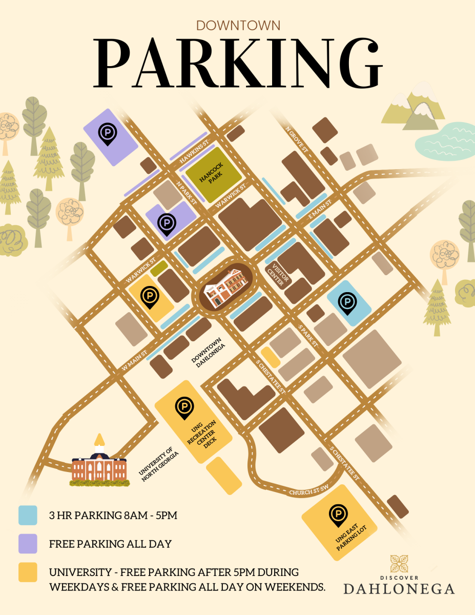 downtown parking map
